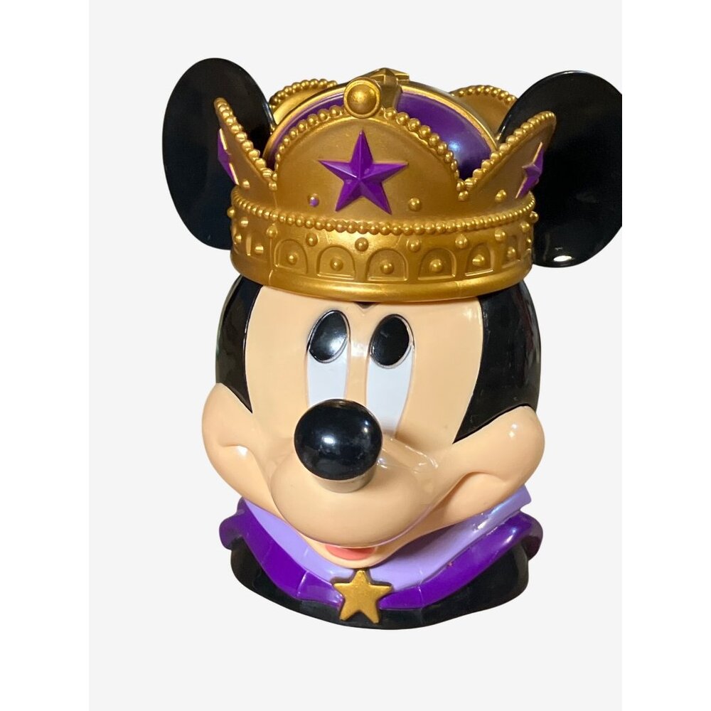 Disney Mickey Mouse King Crown Flip Top Mug Cup